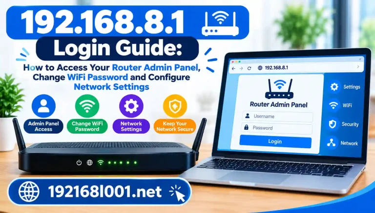 192.168.8.1 Login Admin